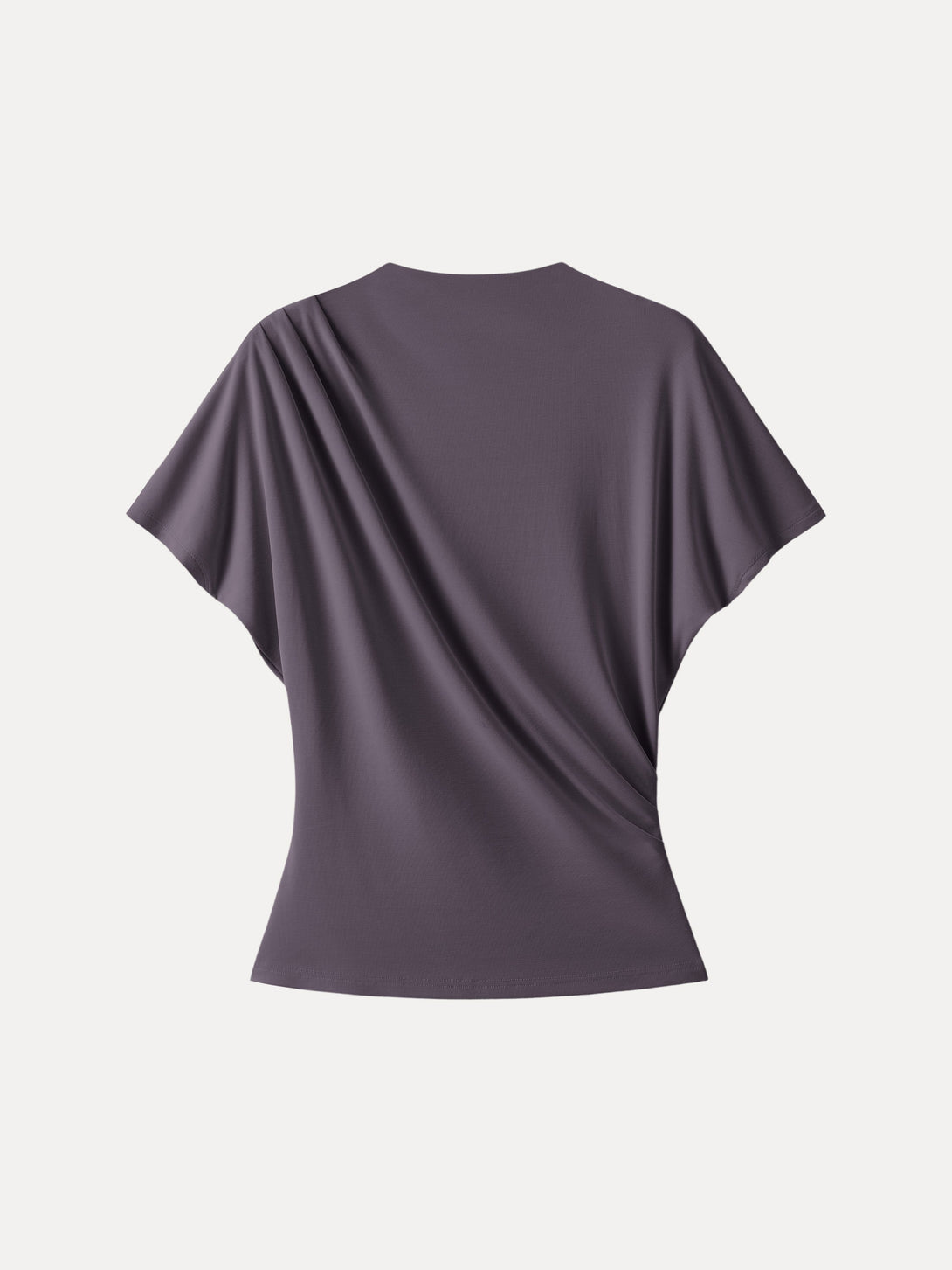 Mockneck Tucked Waist Define Top Purple Gloam XS