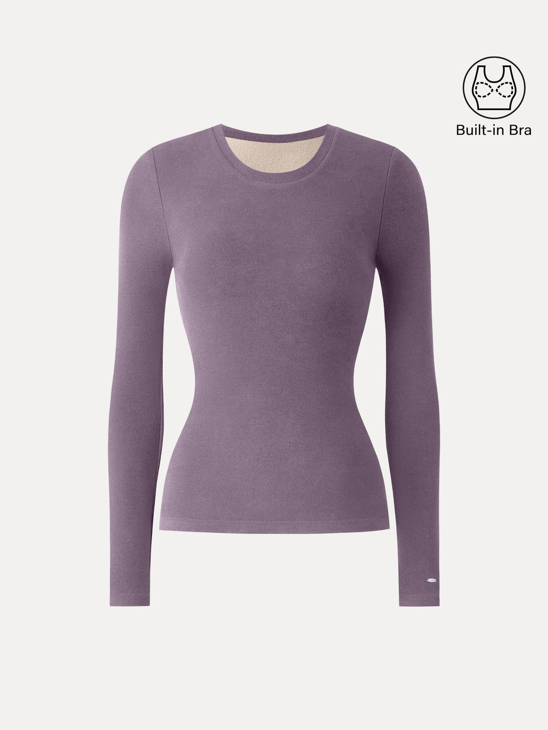 MaxWarm Crewneck Long Sleeve Brami Ruby Violet XS